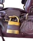 Chloé Paddington Padlock Bag Burgundy