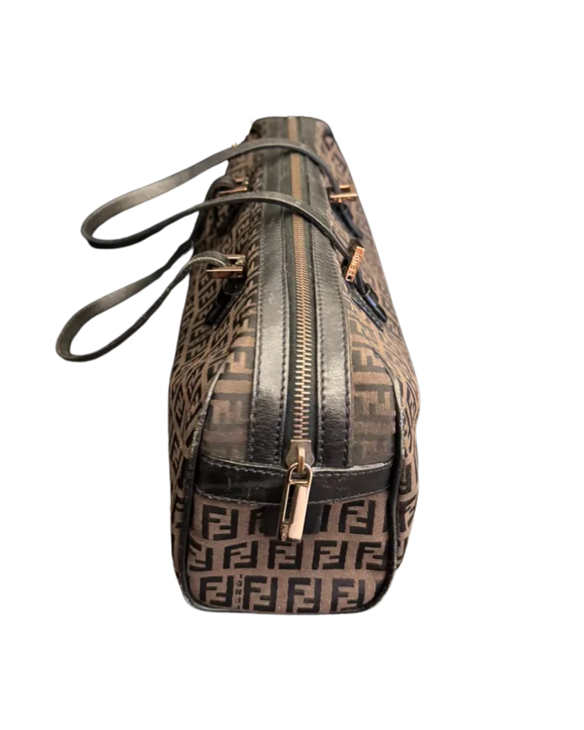 Fendi Zucchino FF Bauletto Vintage