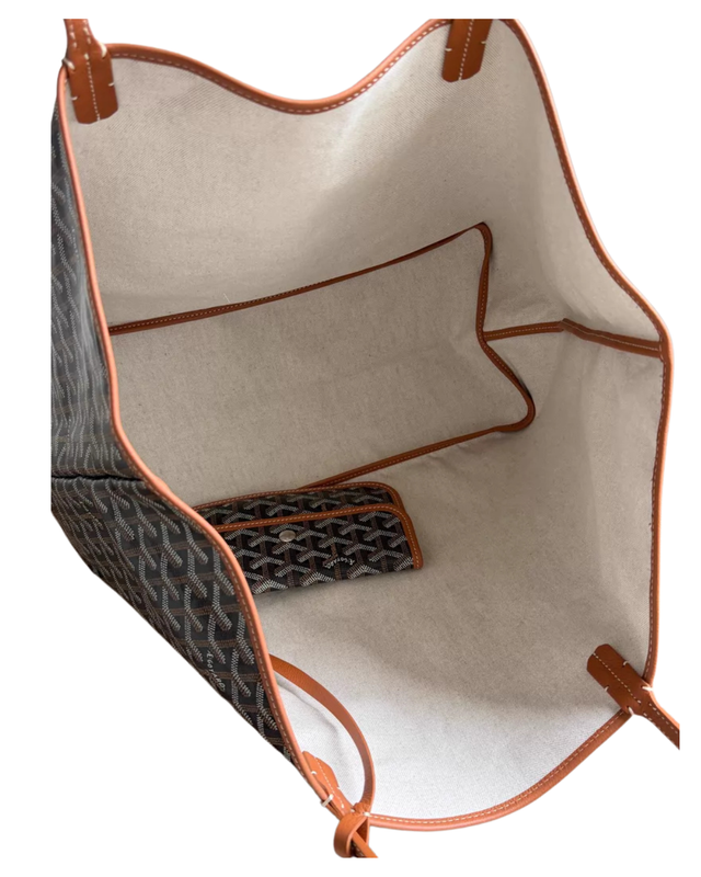 Goyard Saint Louis GM Tote - Black/Tan