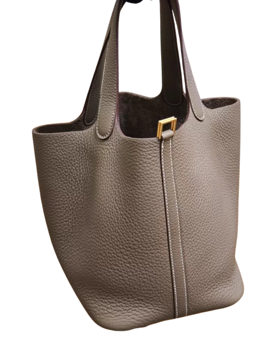 Hermès Etoupe Clemence Picotin Lock 22