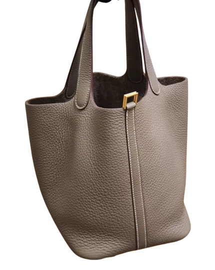 Hermès Etoupe Clemence Picotin Lock 22