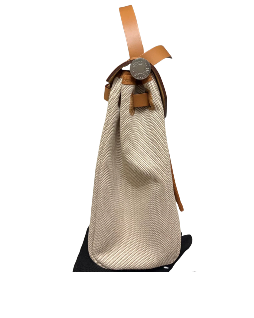 Hermès Herbag Zip 31 “Pegasus” Canvas & Leather Bag