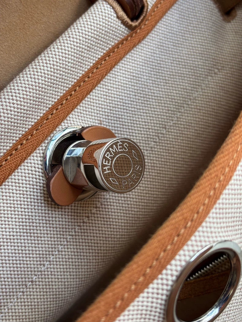 Hermès Herbag Zip 31 “Pegasus” Canvas & Leather Bag