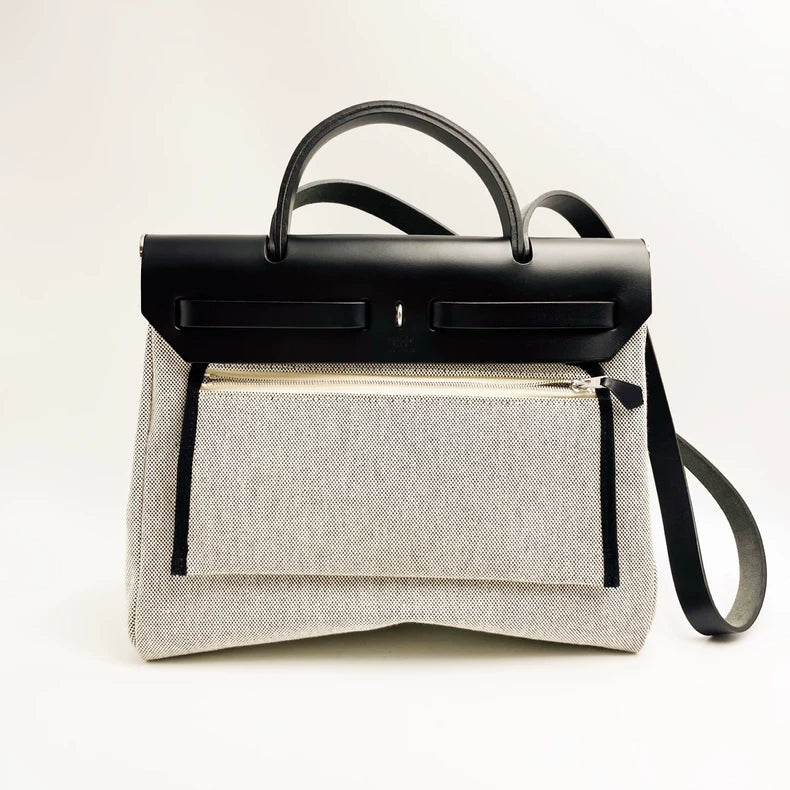 Hermès Herbag Zip 31 “Pegasus” Canvas & Leather Bag