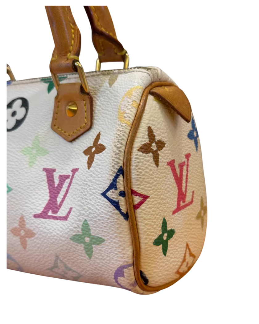 Louis Vuitton x Takashi Murakami Monogram Multicolore Speedy HL