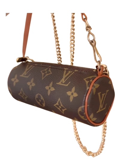 Louis Vuitton Mini Papillon, Monogram Canvas with Chain Detail